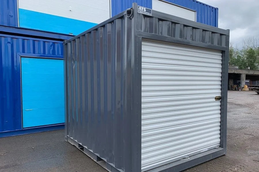 10 FT Used Shipping Container With Roll Up Door