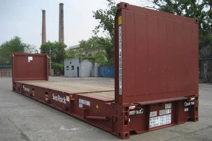 20 FT Used Flat Rack Shipping Container